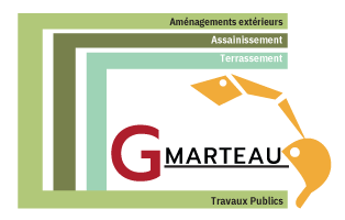 Logo Marteau Guillaume, travaux publics à Parthenay